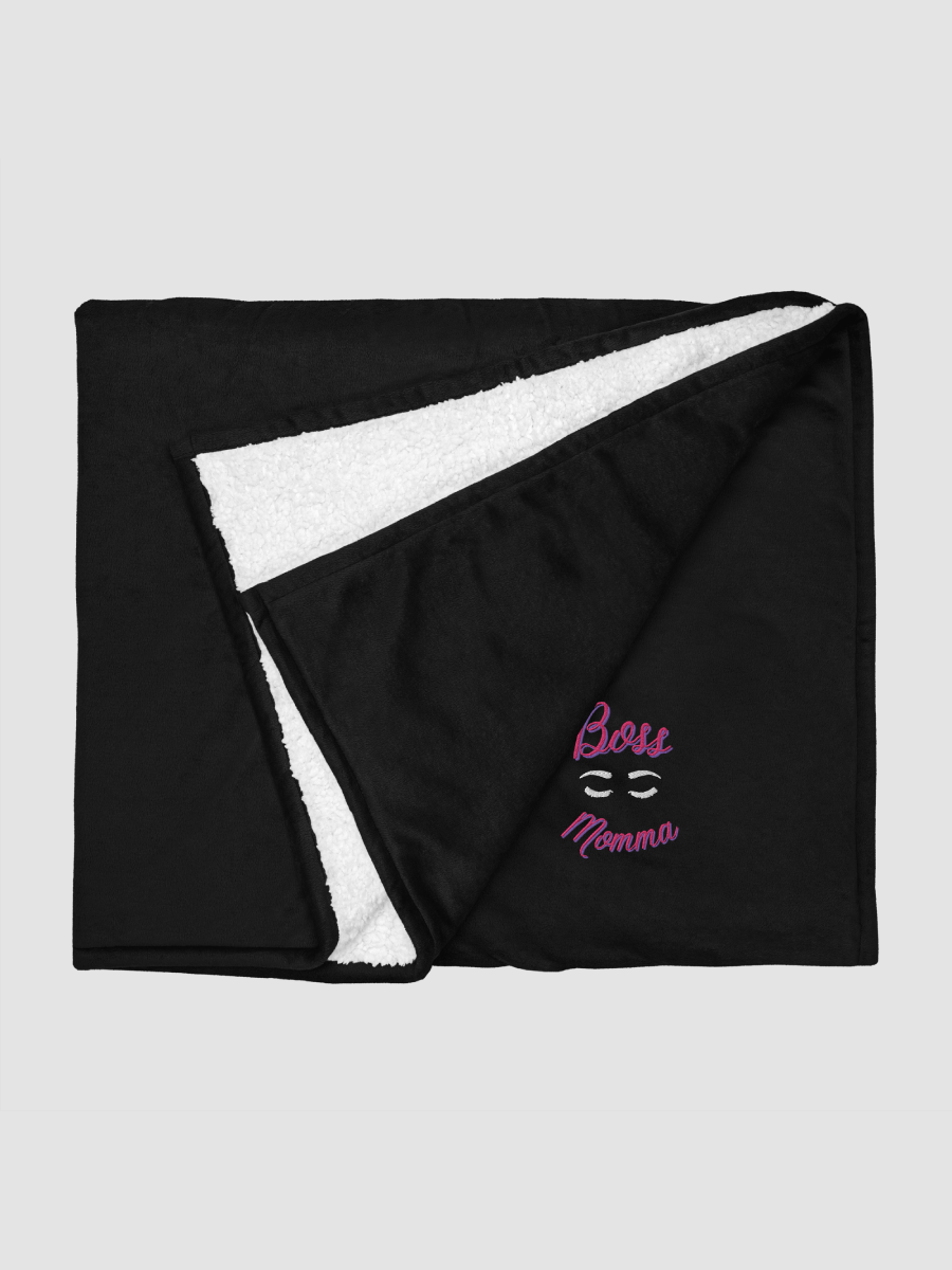[Boss momma] Port Authority Embroidered Premium Sherpa Blanket Port Authority BP40 product image (3)