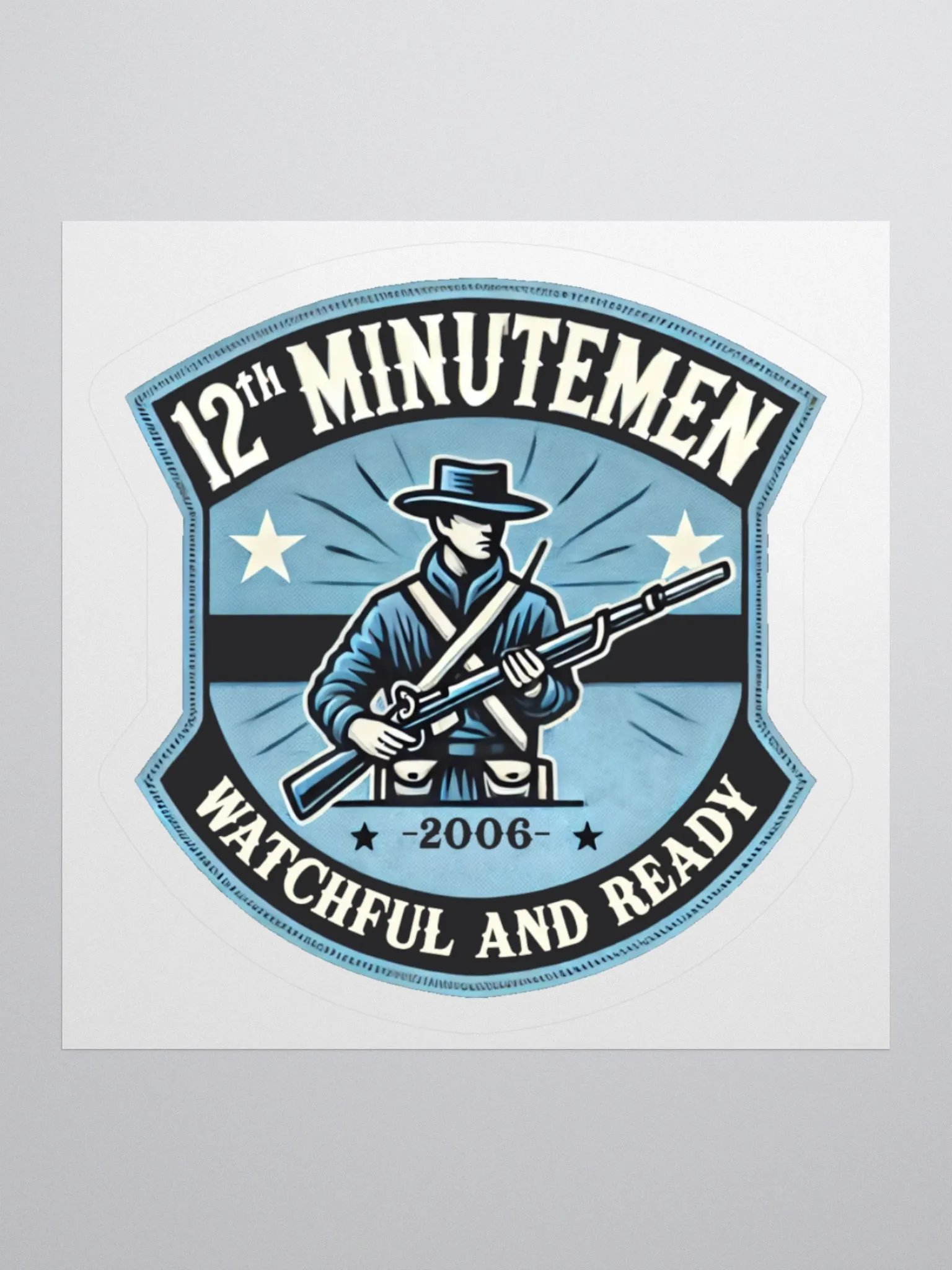 12th Minutemen Sticker product image (2)