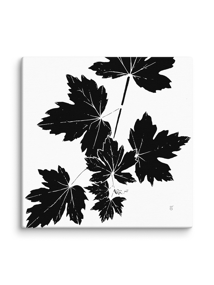 Lobed Leaves Canvas Art - Grape Leaves Light product image (2)