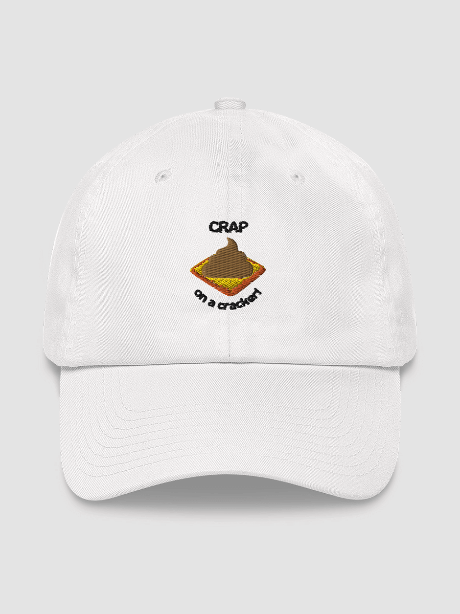 Cr*p on a Cracker Baseball Cap (White) product image (2)