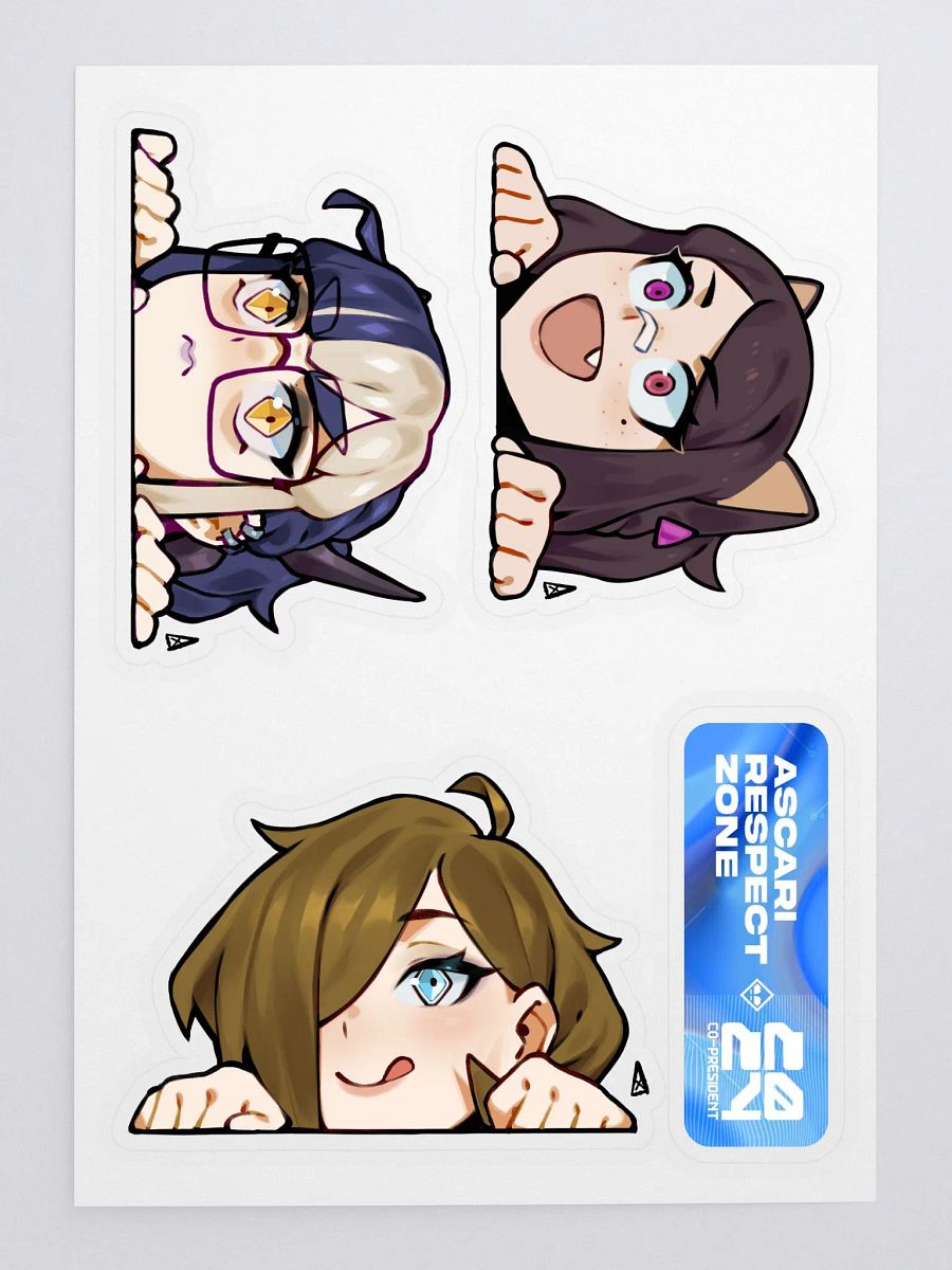 Peeker Stickers (Set of 3 + Bonus) product image (7)