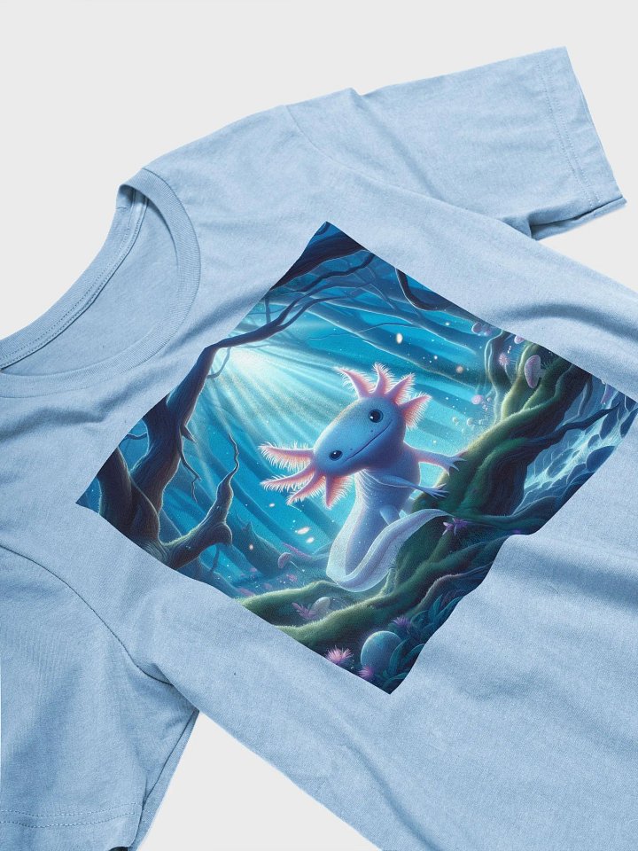 Cute Axolotl Shirt #4 - Night Forest - Axolotl Lovers Colection product image (2)