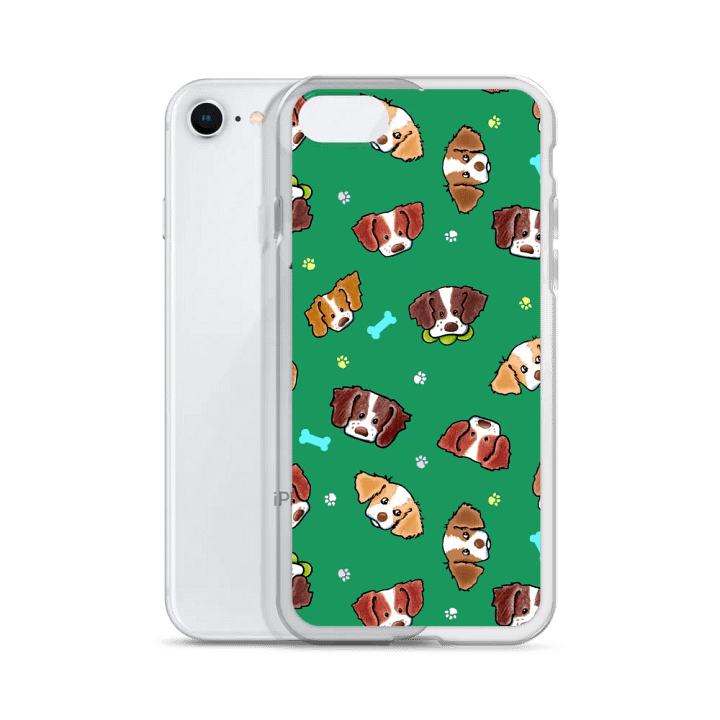 KiniArt Brittany Dogs iPhone® Clear Case product image (1)