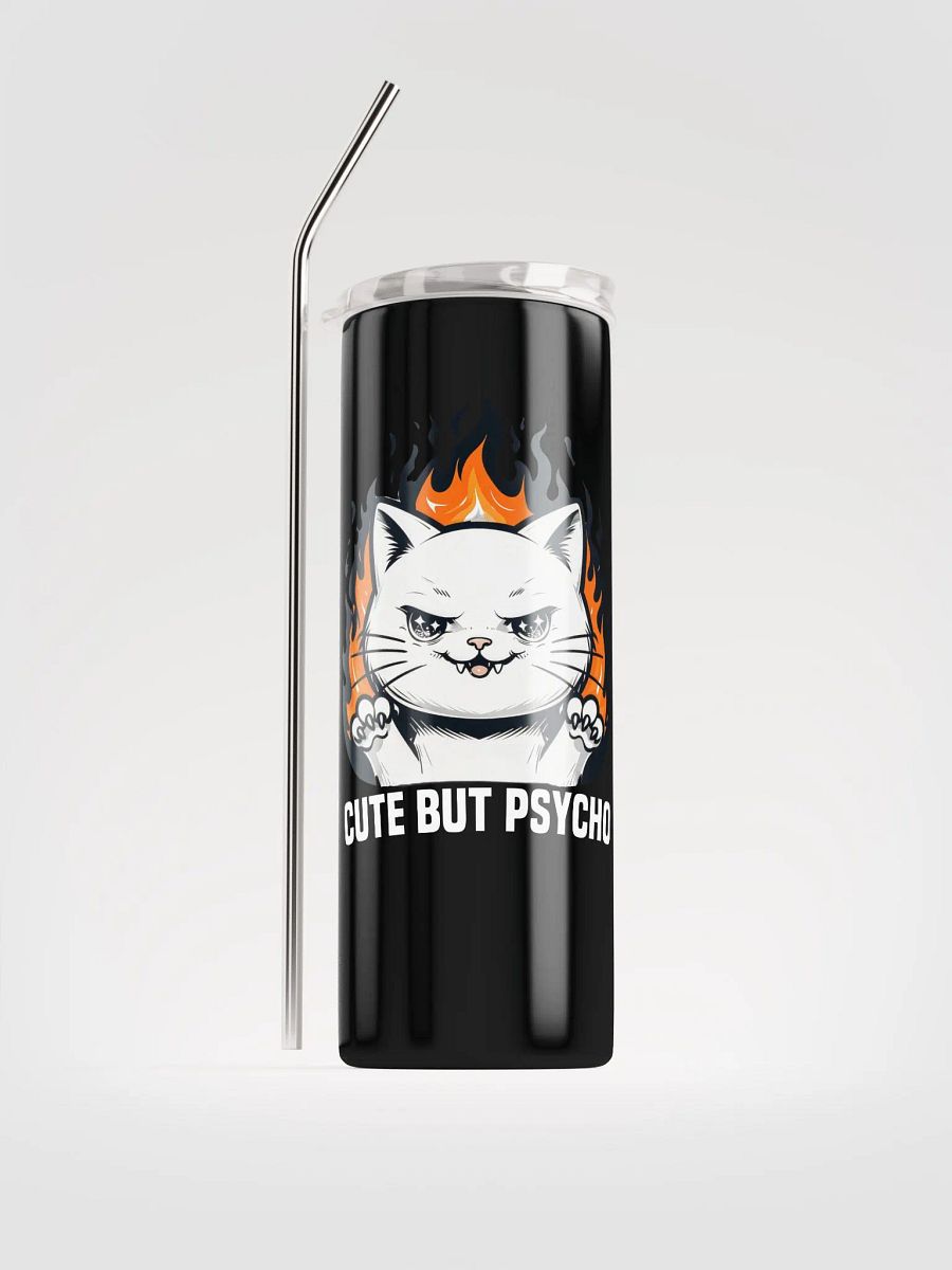 cute but psycho stainless steel cup product image (1)