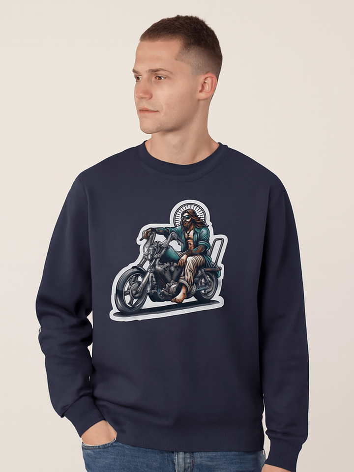 Rebel Rider Crewneck Sweatshirt product image (1)