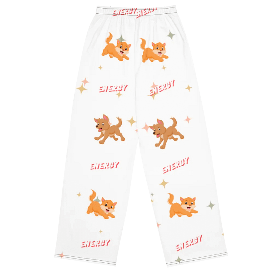 Energetic Pup Parade Wide-Leg Pants product image (2)