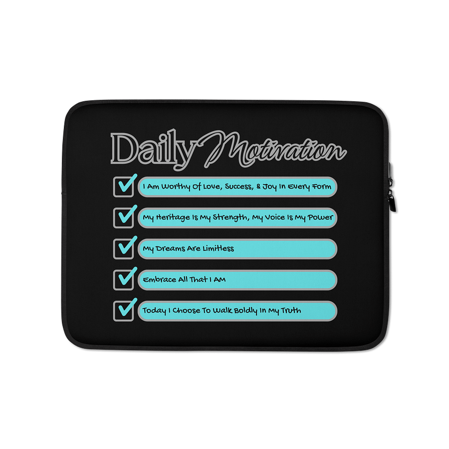 Daily Motivation Laptop Sleeve product image (1)