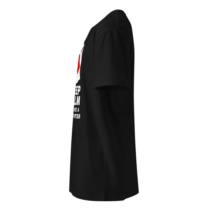 Keep Calm and Love a Firefighter Unisex T-Shirt product image (3)