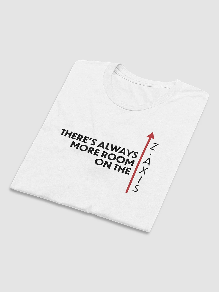 More room on the Z Axis (White) (Tri-blend Tee) product image (6)
