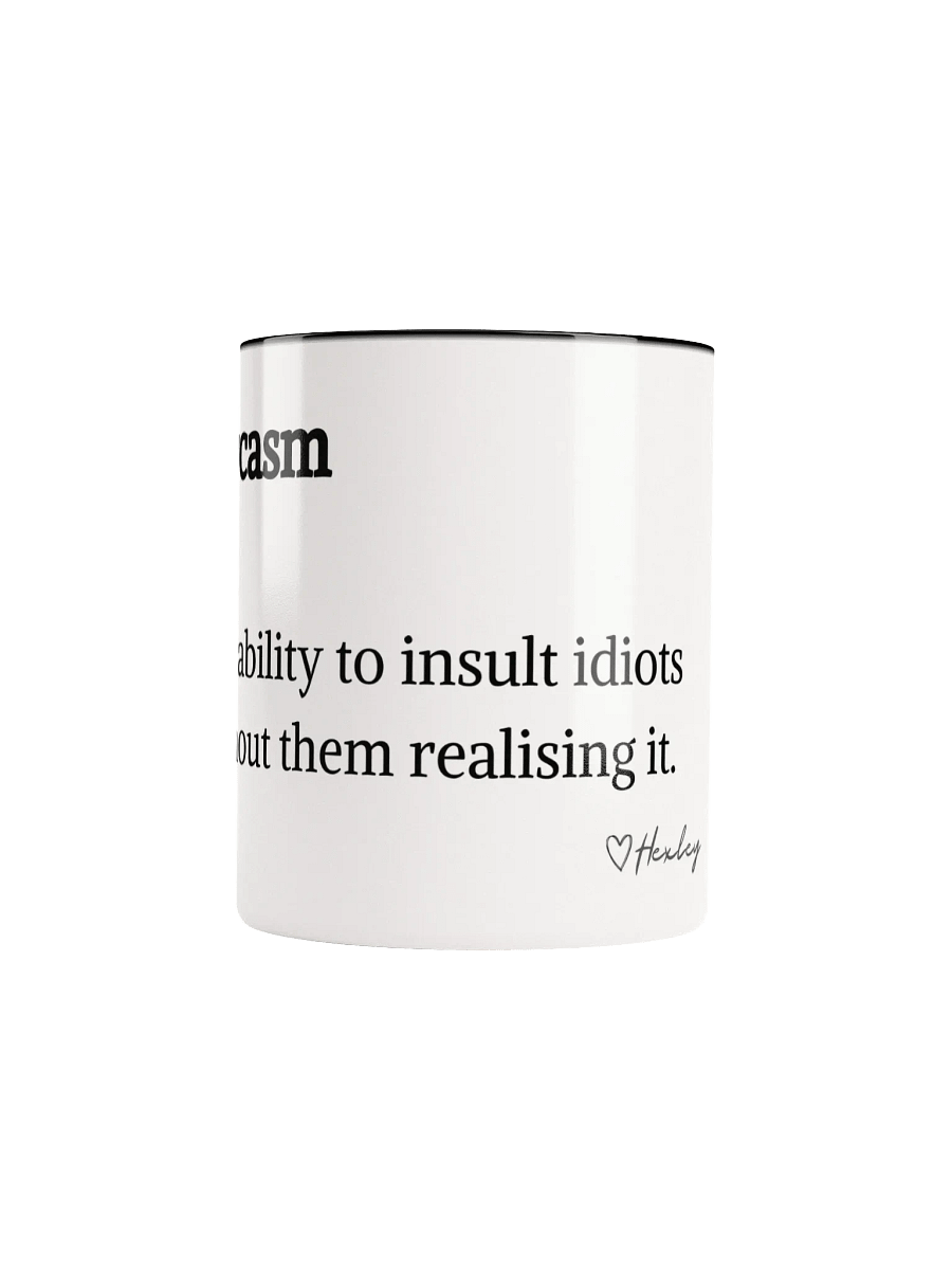 'Sarcasm' Ceramic Mug product image (5)