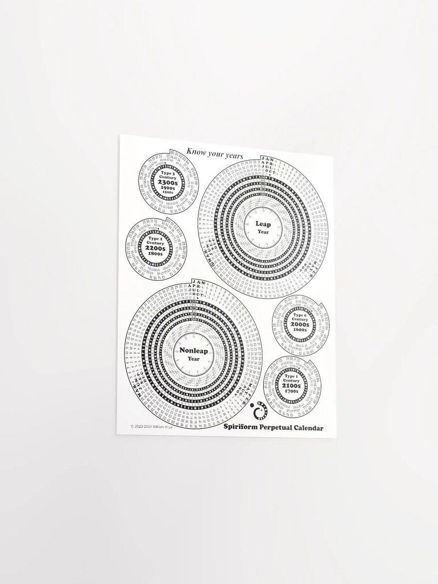 Spiriform Perpetual Calendar 8