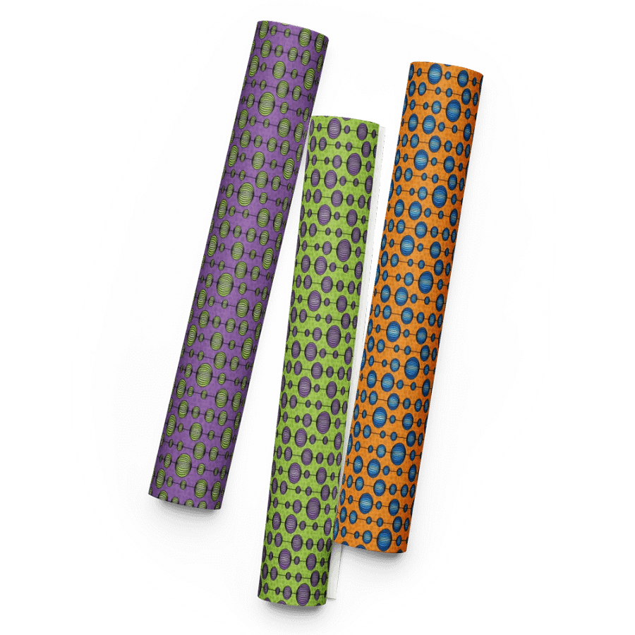 Weirdly Zen Wrapping Paper Sheets - Multicolor Abstract product image (3)
