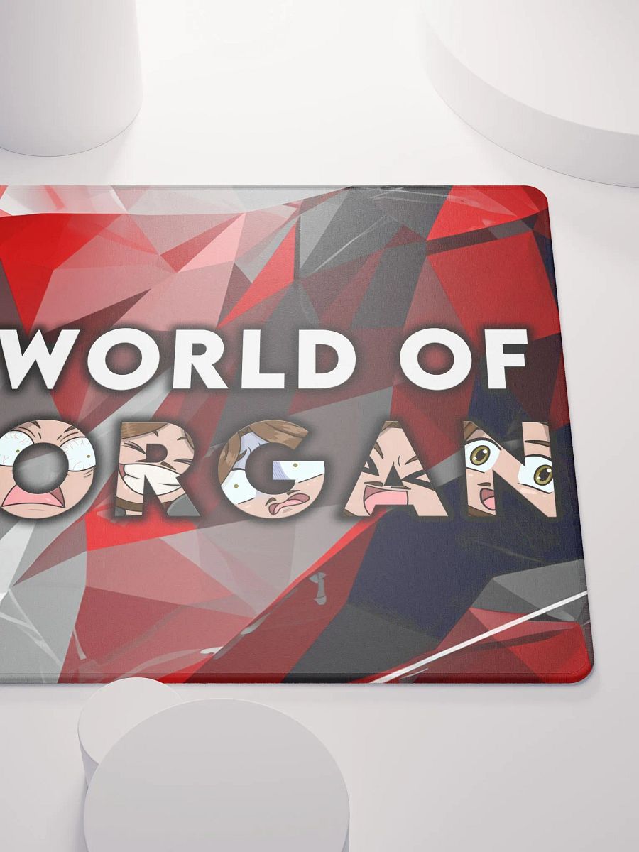 A World of Morgan Deskmat - Black, White and Red product image (9)