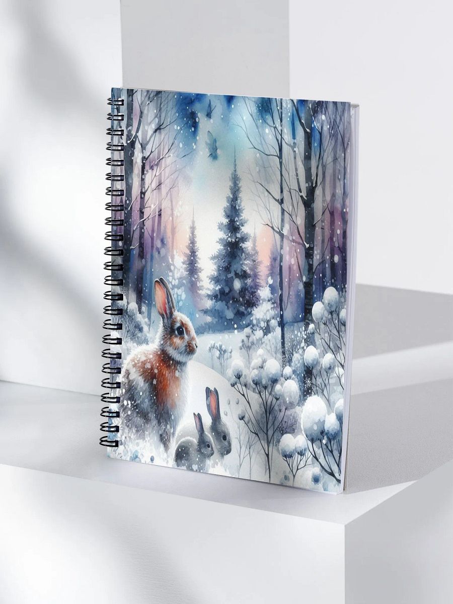 Winter Wonderland Bunny-Spiral Notebook product image (4)
