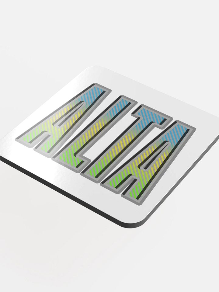 Alta Alberta Gradient Glossed Cork Coaster product image (1)