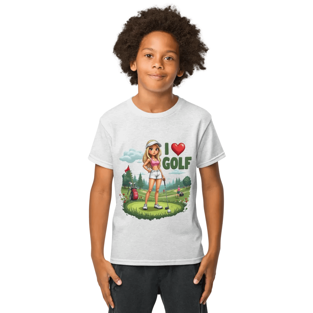 Swing into Style: Youth Golf Enthusiast Tee product image (9)