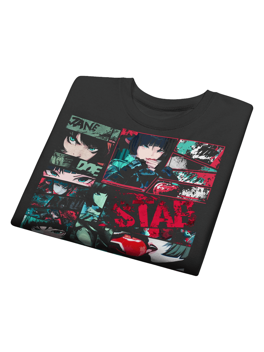 Premium Jane Doe "STAB!" Design Sweatshirt with Shoulder Print Zenless Zone Zero product image (16)