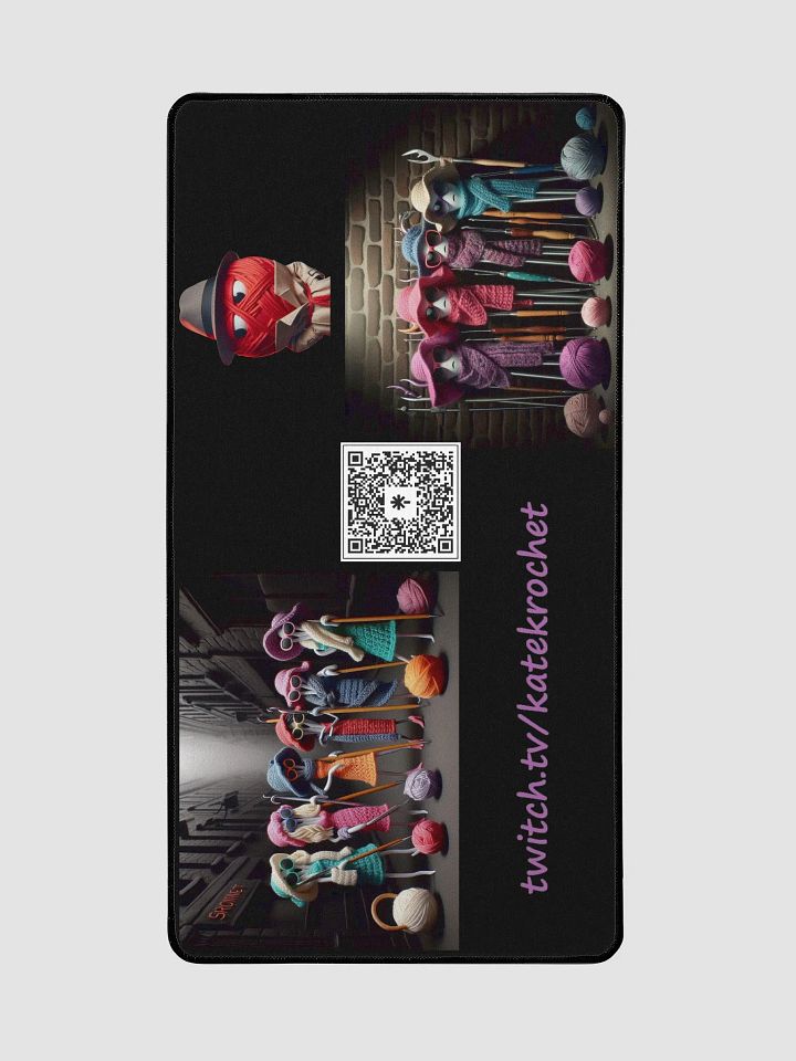 Red Yarn District Desk Mat product image (2)