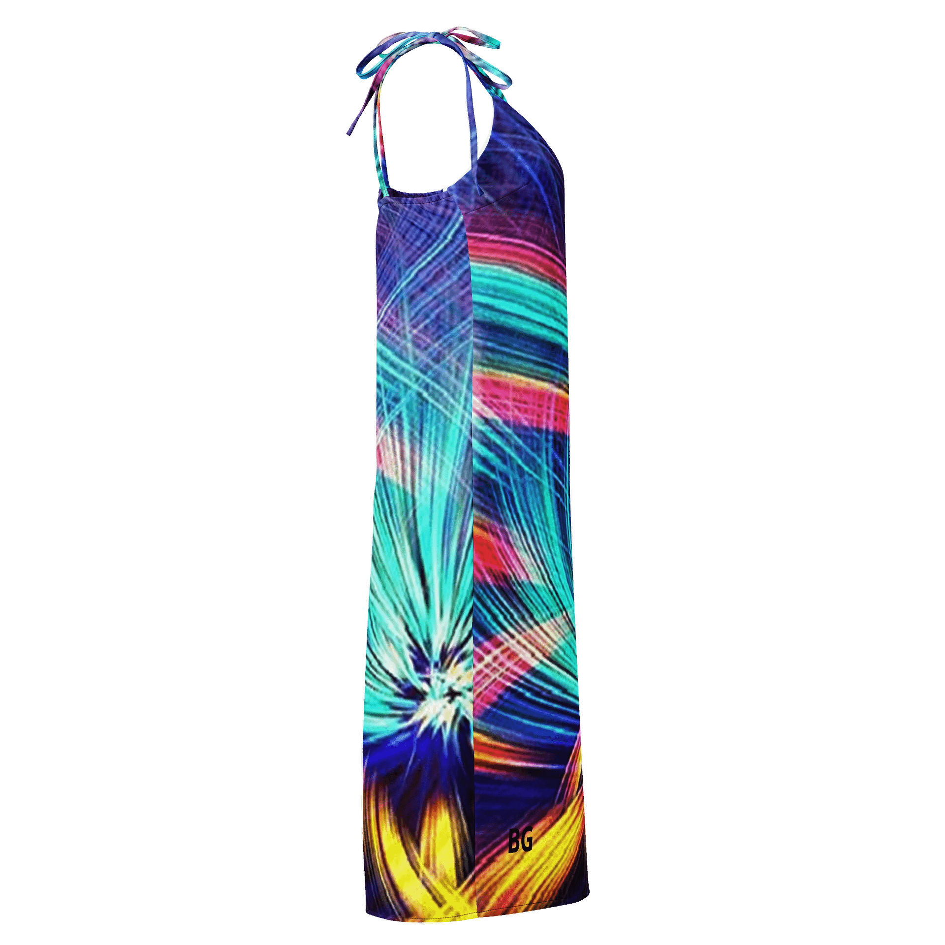 'Spiracles' Midi Chiffon Dress product image (4)