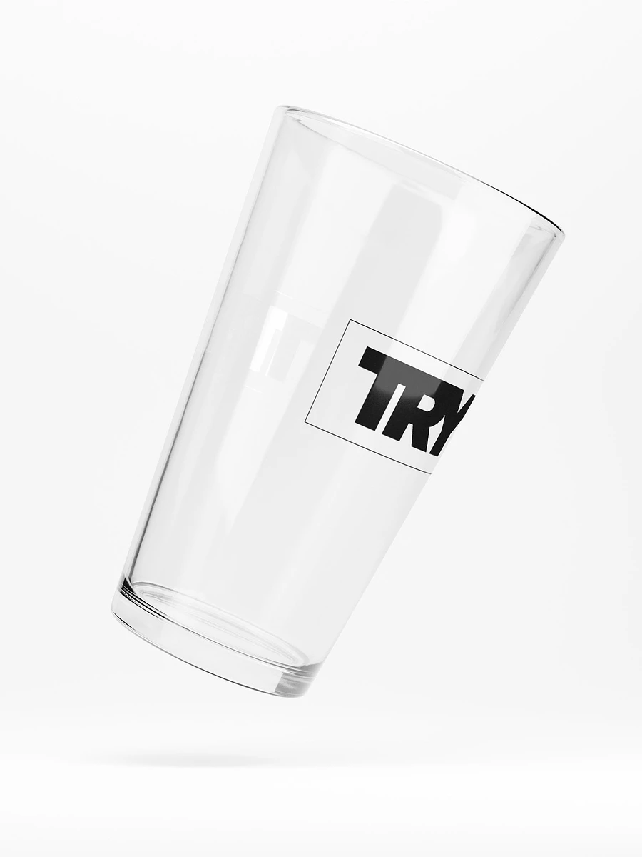TRY Logo Pint Glass product image (5)