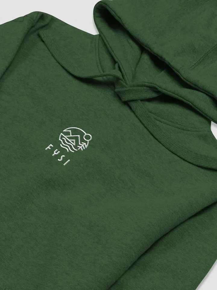 Embroidery fleece hoodie product image (2)