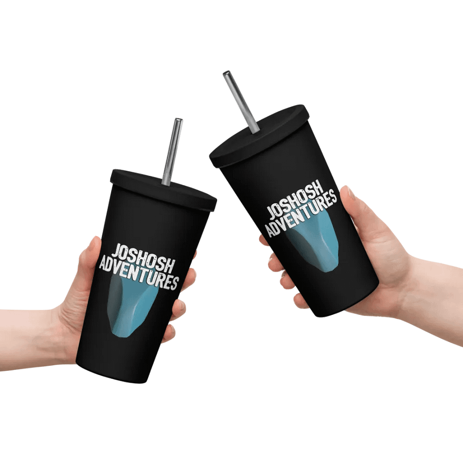 Joshosh Adventures Insulated Tumbler with a Straw product image (10)