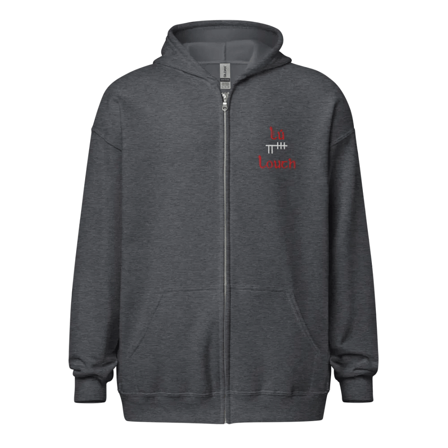 Louth/Lú Orthodox style Ogham embroidered Zip Hoodie product image (9)