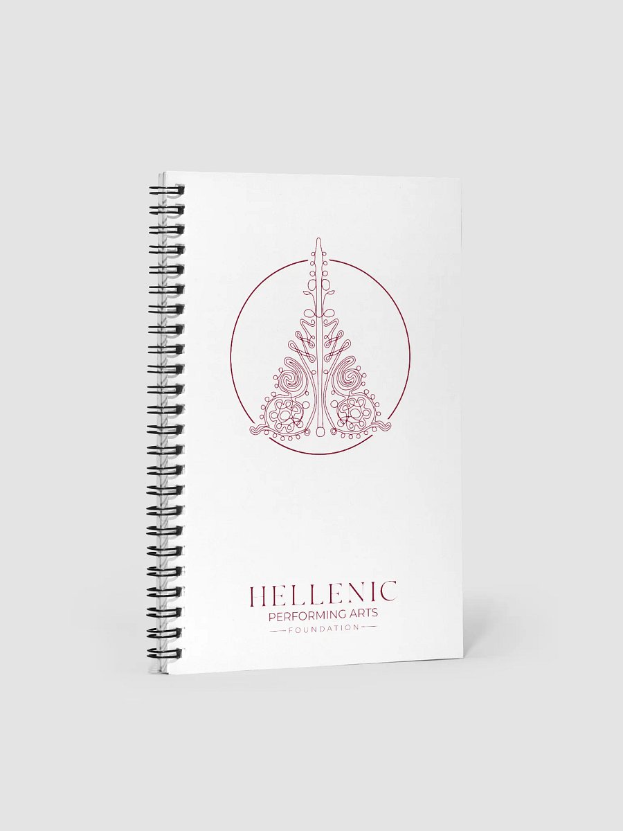 Hellenic Symmetry Spiral Notebook product image (1)