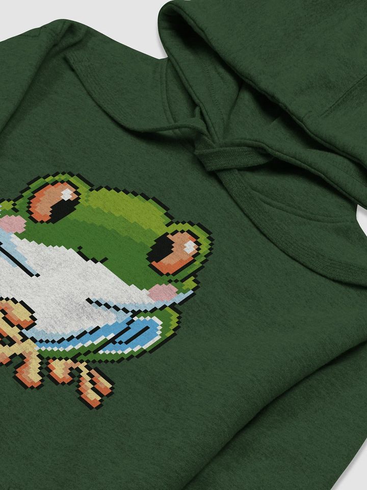 Dark Green Rip the Frog Premium Hoodie product image (2)