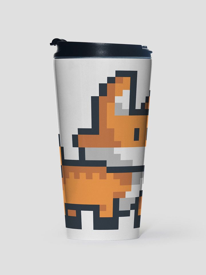 Fox Pixel Stainless Steel Travel Mug product image (1)