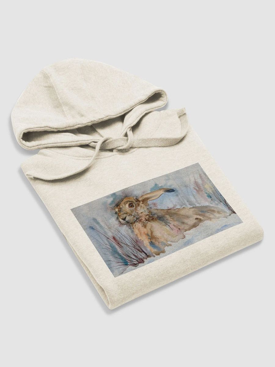 Winter Hare Watercolor Hoodie product image (5)