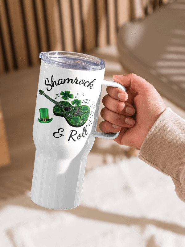 Shamrock & Roll Travel Mug product image (1)
