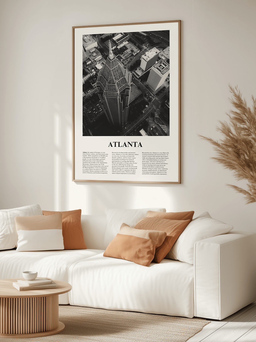 Atlanta 04 Newspaper Poster product image (3)