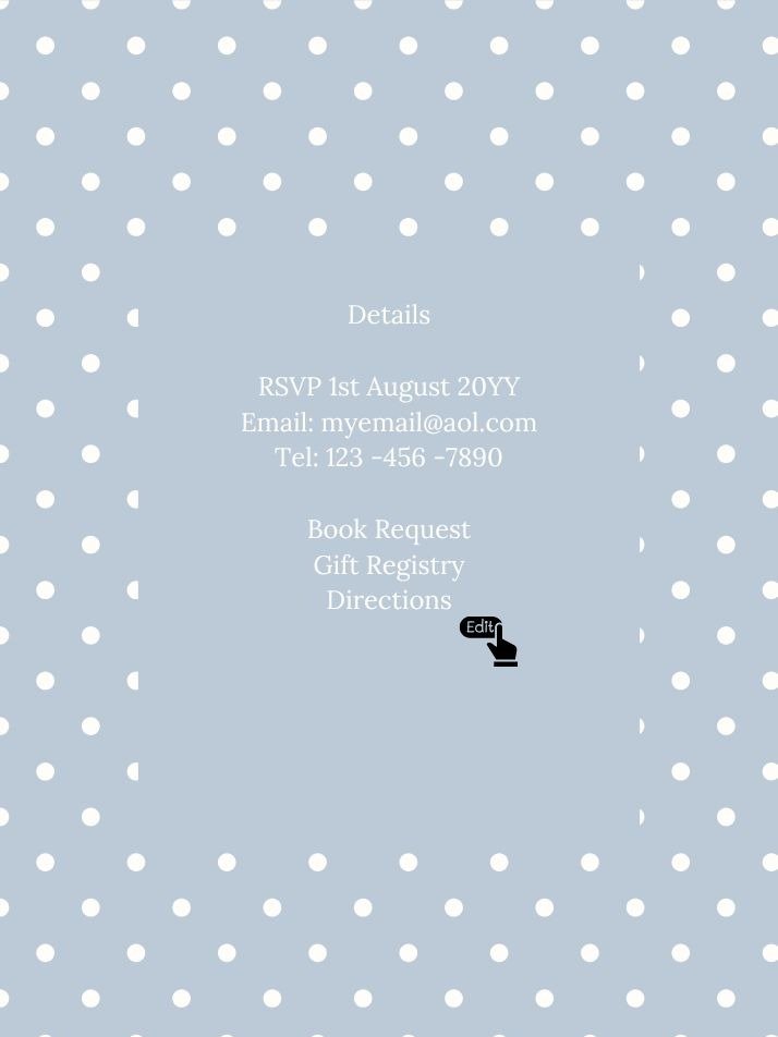 Editable Baby Shower Invitations | Edit in Canva | Instant Download Template | Teddy Bear Boys Blue product image (3)