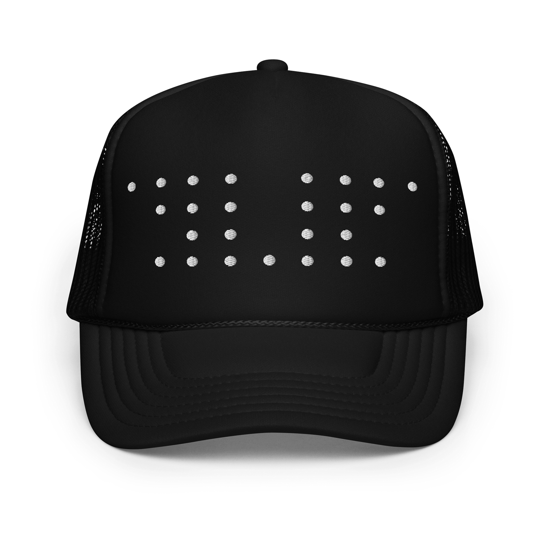 Pixel Symmetry Foam Trucker Hat product image (1)