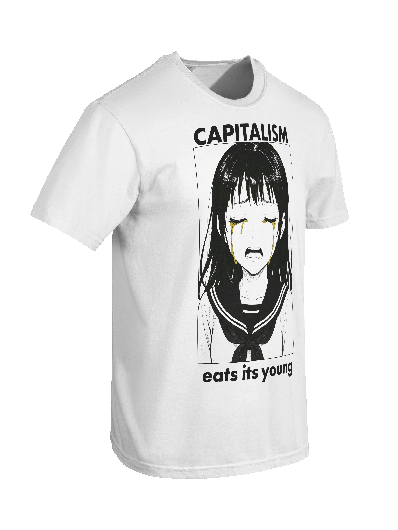 Capitalism Eats its Young Sad Girl Club Tee product image (25)