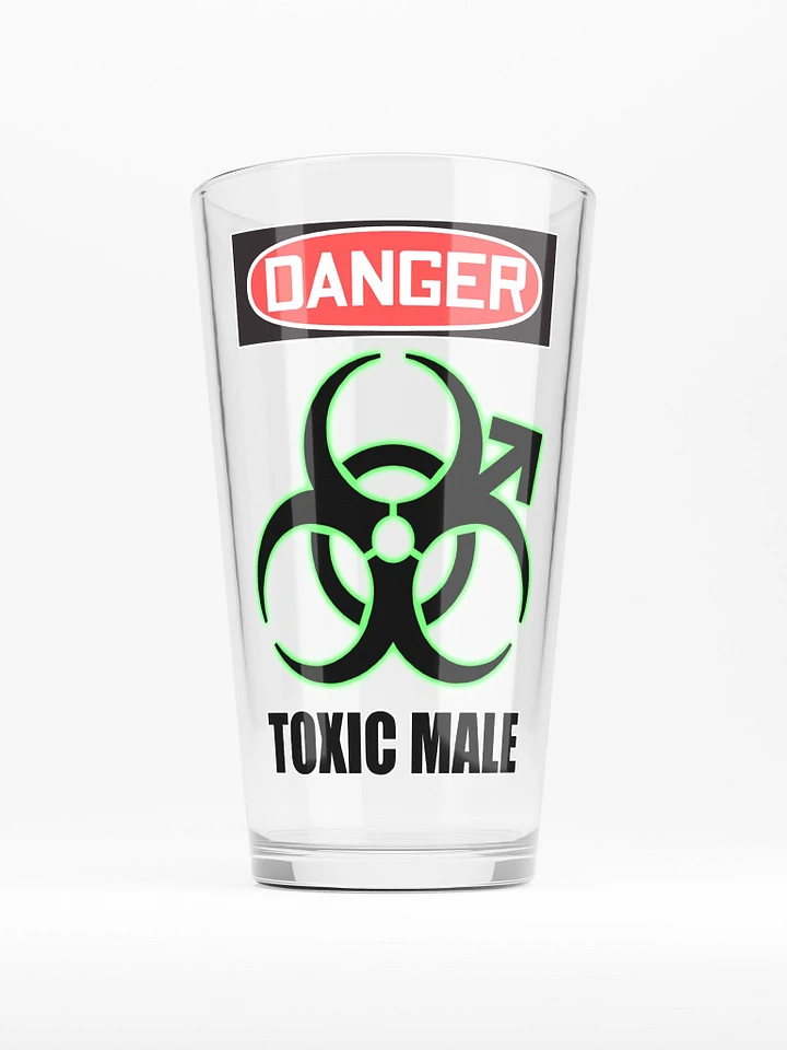 Danger: Toxic Male Pint Glass product image (1)