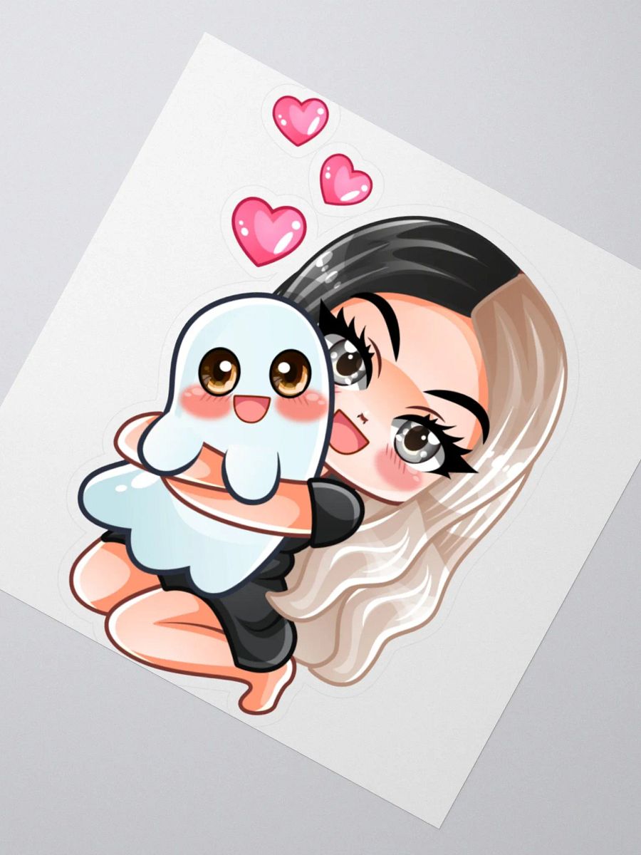 gh0st girl logo sticker product image (1)