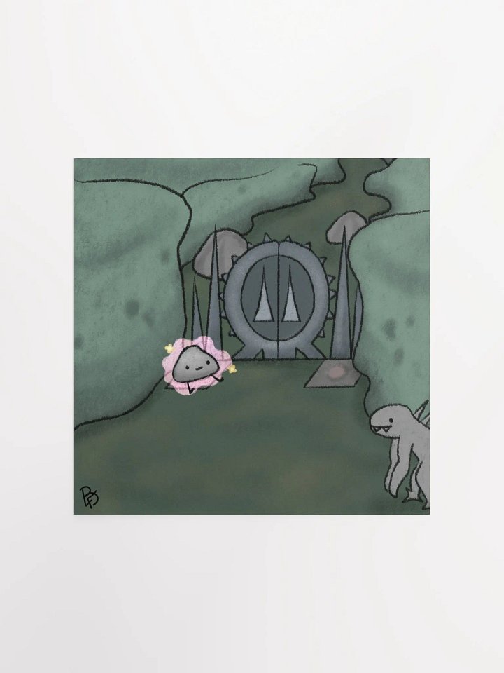 Happy Pet Rock Print product image (1)