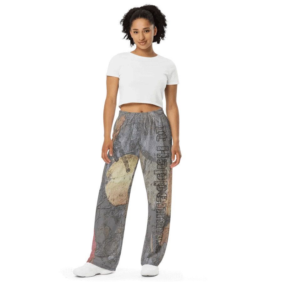 Unisex Wide-Leg Pants - MossyOak - It Happennnns Camo product image (9)
