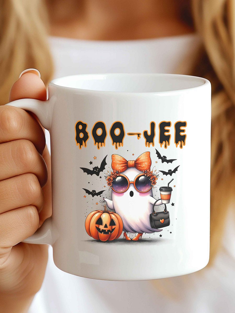 Boo-jee Ghost Halloween PNG, Cute Ghost Sublimation, Boujee Halloween Digital Download, Spooky Season Clipart, Pumpkin Ghost PNG product image (4)