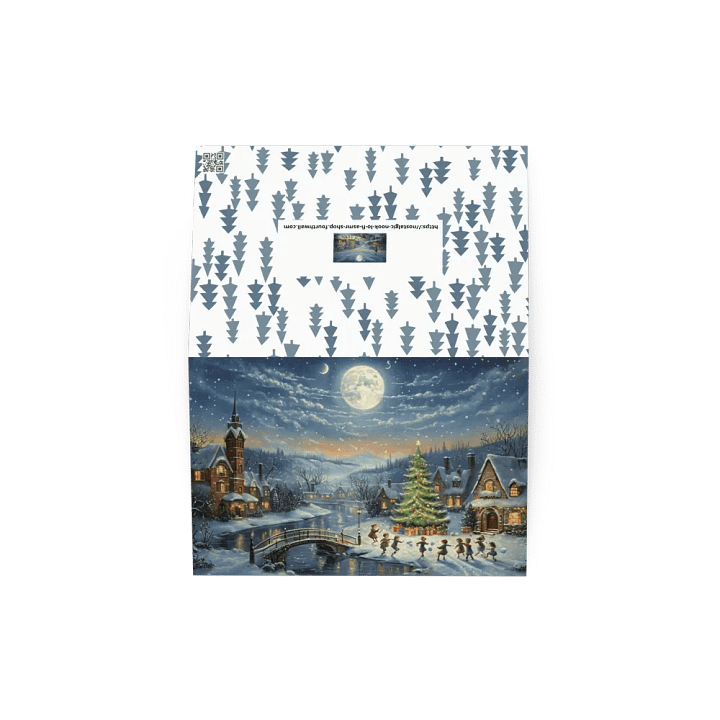 Vintage Christmas Wonderland Card product image (2)