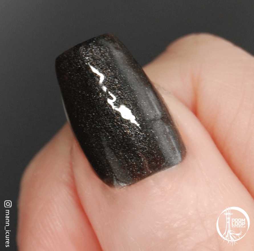 2 AM - Black Holo Sparkle Nail Polish product image (9)