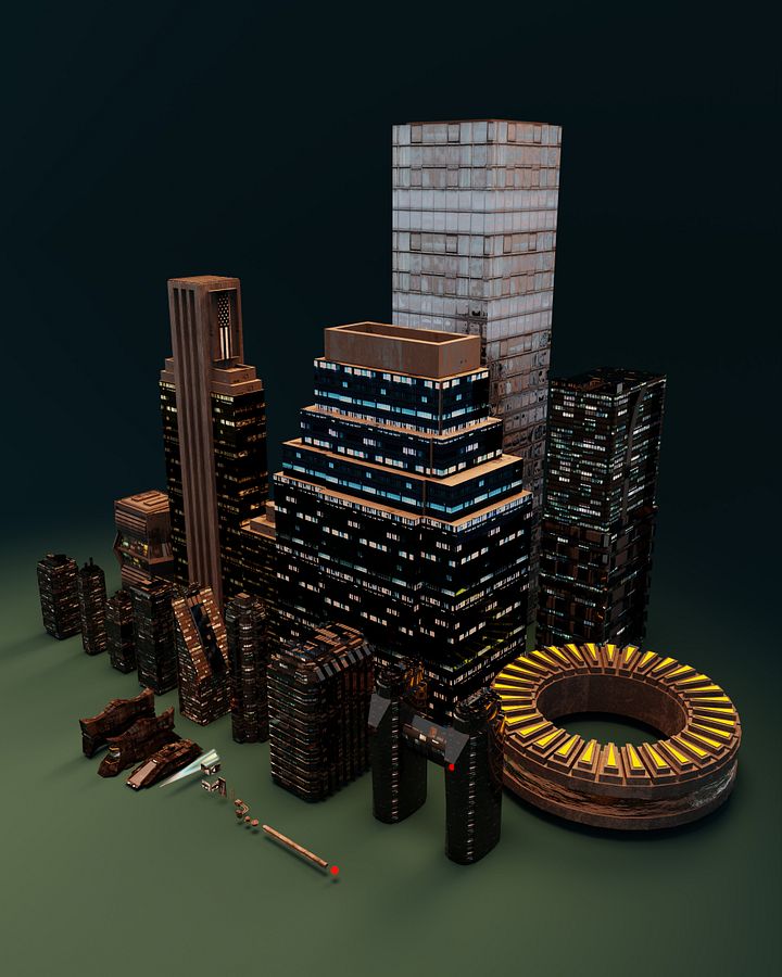 SKYSCRAPERS & CITY BUILDINGS product image (1)