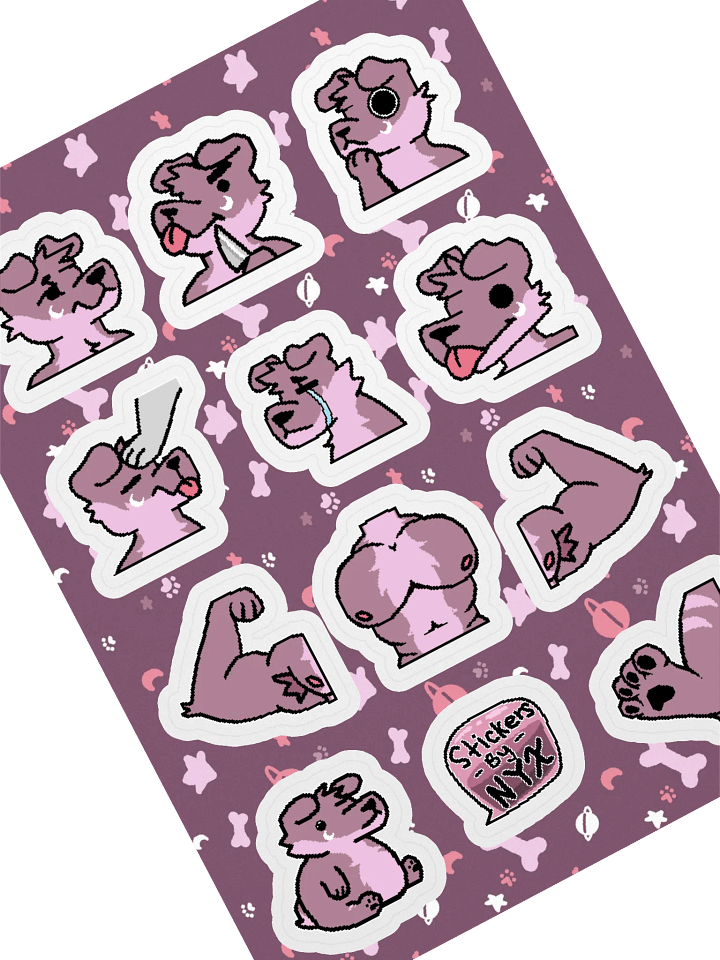 Nyx's Emote Sticker Sheet product image (1)