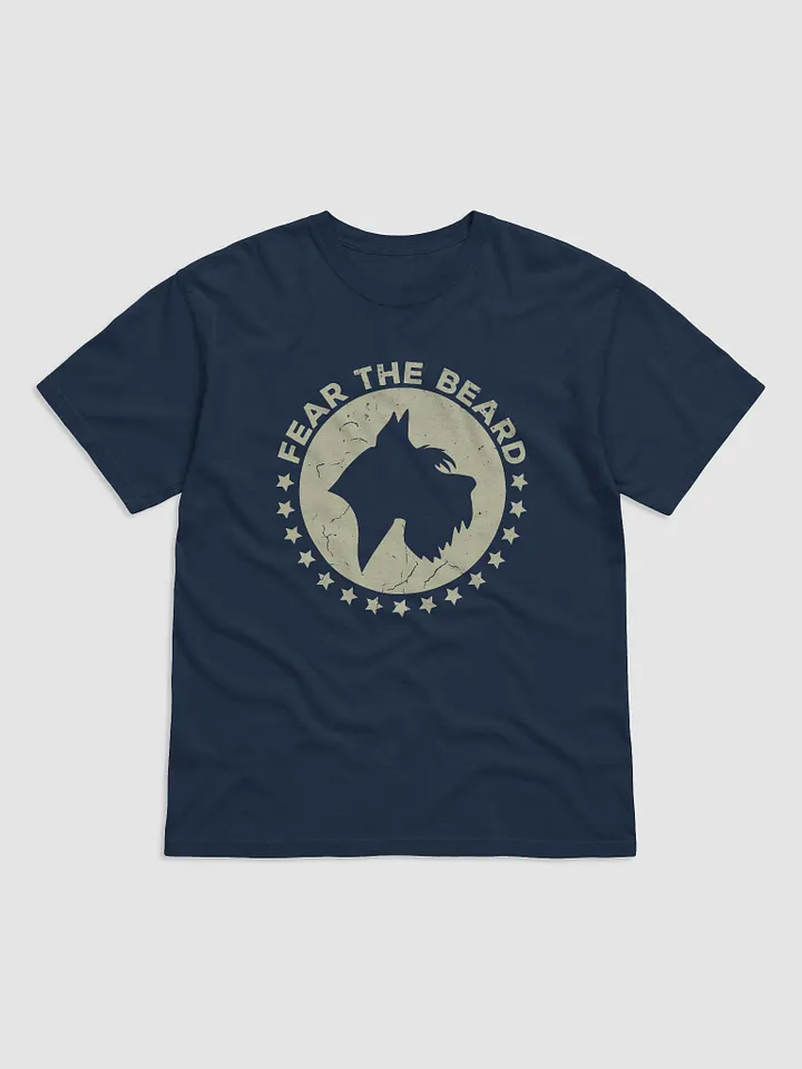 Fear the Beard Tee (Cream) | Retro-Style T-Shirt for Schnauzer Dog Owners product image (19)