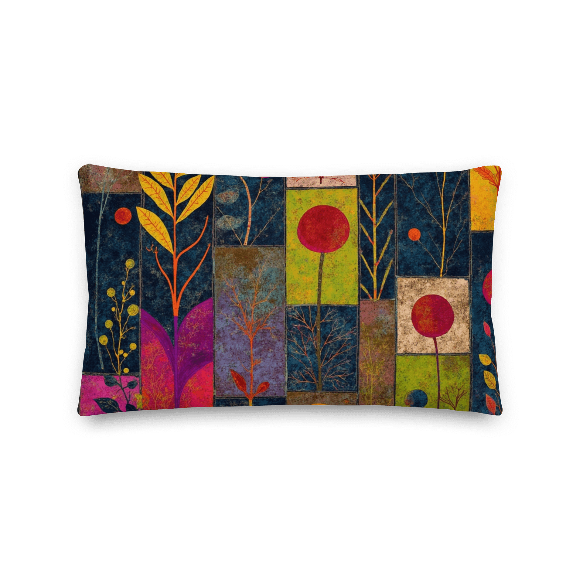 Floral Mosaic All-Over Print Pillow product image (2)