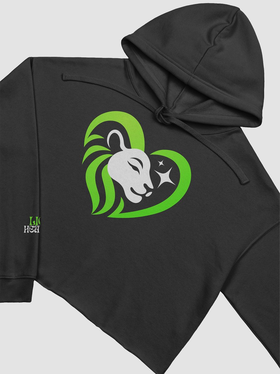 Green Logo Crop Hoodie product image (3)