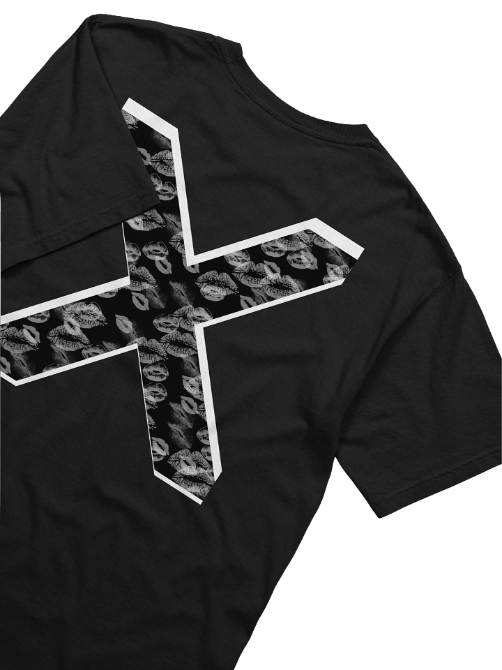 Black X White Lipstick Kisses | Shirt product image (2)