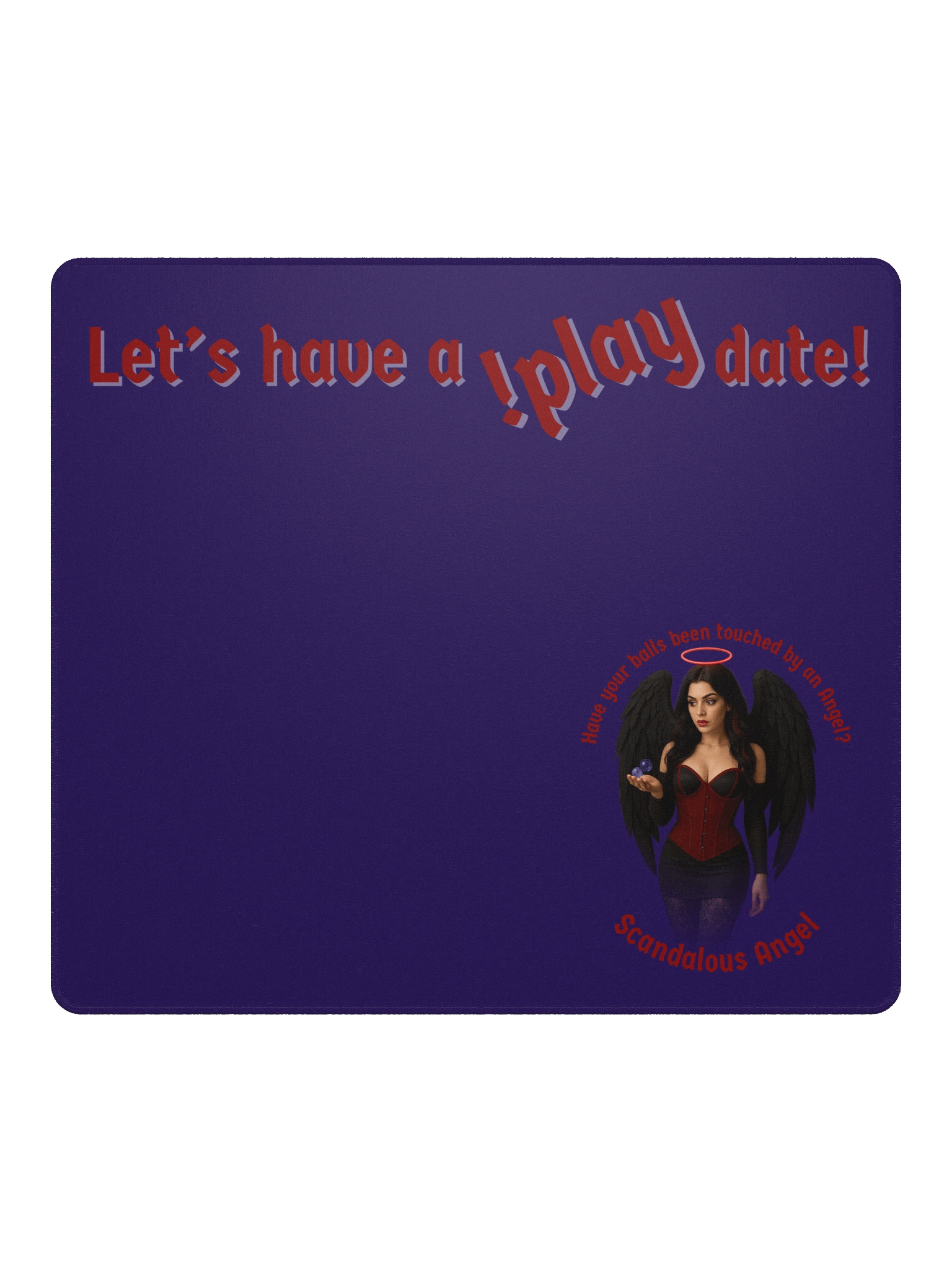 Scandalous Angel Gaming Mouse Pad product image (2)